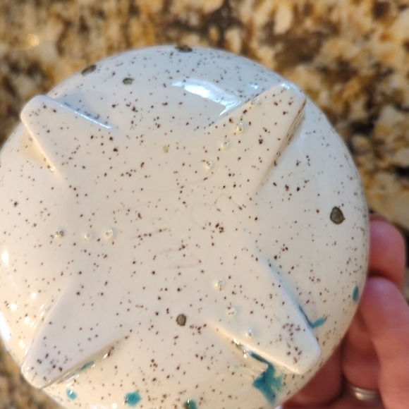Vintage Ceramic splatter sugar container - Picture 8 of 11